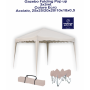 GAZEBO FOLDING POP UP MT.3X3 ECRU