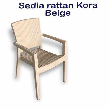 SEDIA RATTAN KORA BEIGE NG