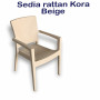 SEDIA RATTAN KORA BEIGE NG