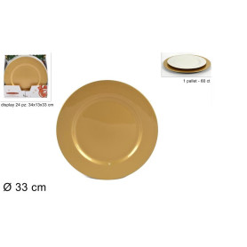SOTTOPIATTO 33CM ORO