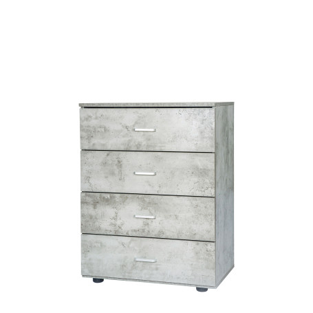 CASSETTIERA 4 CASS.63X40X82.5 CEMENTO