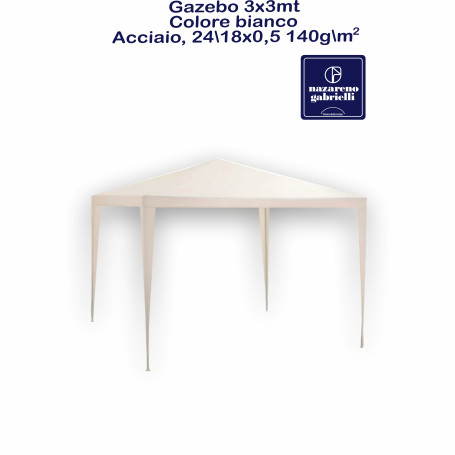 GAZEBO MT.3X3 BIANCO NG