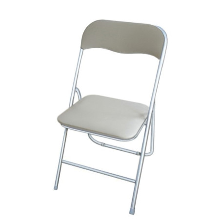 SEDIA PIEGH.MONOCOLORE BEIGE