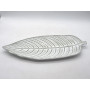 VASSOIO FOGLIA SBIANCATO 4X25X14CM