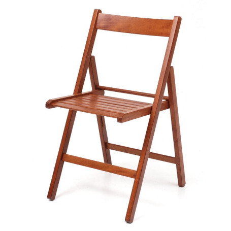 SEDIA PIEGHEVOLE LEGNO NOCE
