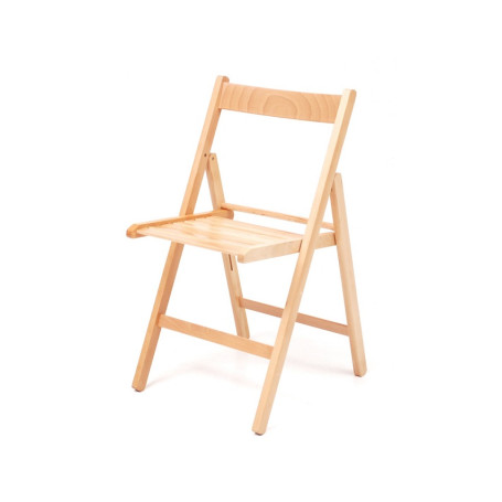 SEDIA PIEGHEVOLE LEGNO NATURALE