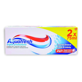 AQUAFRESH DENT.MENTA FRESCA 2X75ML