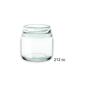 BARATTOLO VETRO CONSERVE 212CC C/TAPPO