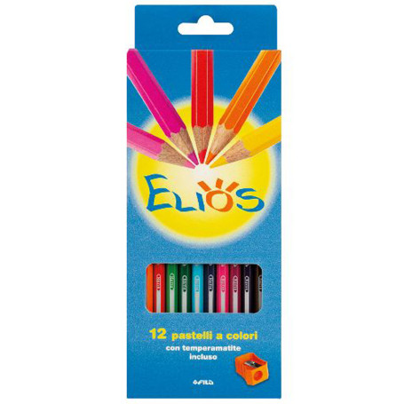 GIOTTO COLORI ELIOS 12PZ+TEMPERAM.