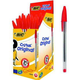 PENNA BIC CRISTAL MEDIUM ROSSO