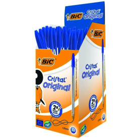 PENNA BIC CRISTAL MEDIUM BLU