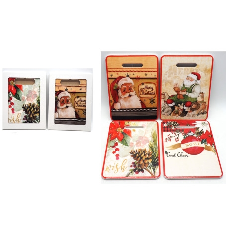 SOTTOPENTOLA RETT.24X18CM NATALE ASS.