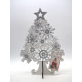 ALBERO LEGNO 31X20.5 C/GHIACCI NEVE+STEL