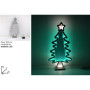 ALBERO DI NATALE LUMINOSO 3D 60CM