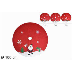 TAPPETO ALBERO 100 CM IN FELTRO ASS
