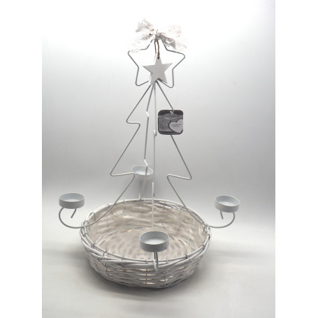 P.CANDELA ALBERO METALLO C/4 SUPP.SU CES