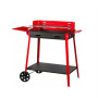 BARBECUE 40X60X85H C/RUOTE E RIPIANO LAT