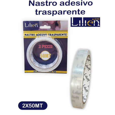 NASTRO ADESIVO TRASPARENTE 50MT