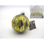 PALLA VETRO C/ONDE GLITTER D.10CM