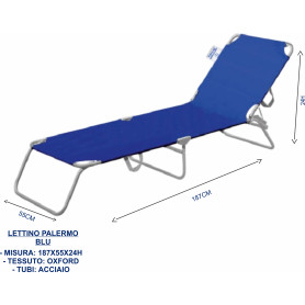 LETTINO MARE PALERMO OXF/ACC. BLU