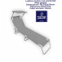 LETTINO ISCHIA C/PARASOLE OXF/ACC.GRIGIO