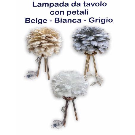 LAMPADA DA TAVOLO PETALI