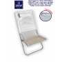 SPIAGGINA RELAX HOLIDAY C/CUSCINO GRIGIO