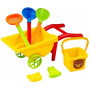 CARRIOLA GIOCHI DA SPIAGGIA SET 8PZ