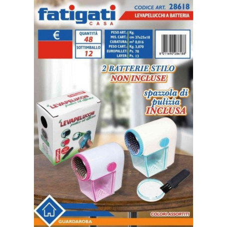 LEVAPELUCCHI A BATTERIA