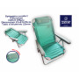 SPIAGGINA CONFORT 5POS ALU/OXF TIFFANY