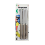 COLTELLI DA TAV.T/SEGA TORTORA 11CM 6PZ