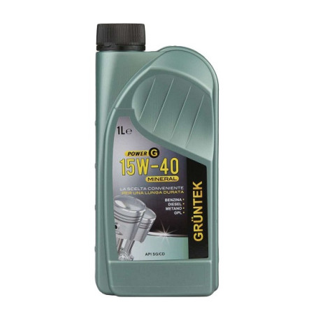 OLIO GRUNTEK POWER G 15W40 MINERAL 1LT