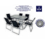 SET GIARDINO DIAMANTE TAV.C/OMBR.+6SED.