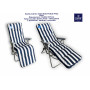 SEDIA SDRAIO IMBOTTITA PADDY BLU