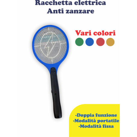 RACCHETTA ELETTRICA ANTI ZANZARE