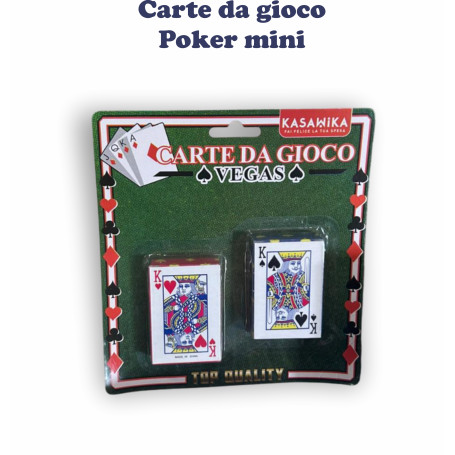 CARTE DA GIOCO POKER MINI