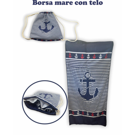 TELO MARE CON BORSA