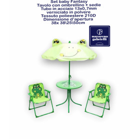 SET BABY FANTASY TAV.C/OMBR.+S.VERDE