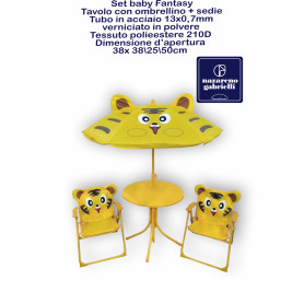 SET BABY FANTASY TAV.C/OMBR.+S.GIALLO