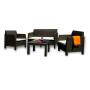 SALOTTINO MATILDE 4 POSTI MARRONE