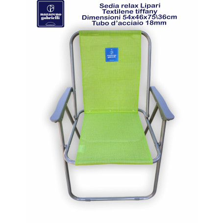 SEDIA RELAX LIPARI ACC/TXT TIFFANY