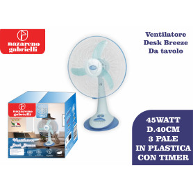 VENTILATORE DA TAVOLO D.40 45W 3P