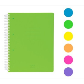 QUADERNO SPIRALATO 5MM 70FF 80GR FLUO