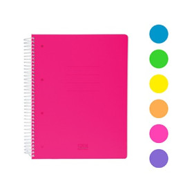QUADERNO SPIRALATO 1R 70FF 80GR FLUO