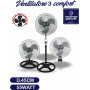 VENTILATORE 3IN1 D.45 55W 3P ALU NG