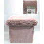 POUF QUADR.PELOSO 38X38 ASS