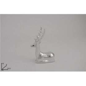 RENNA SEDUTA 15CM ARGENTO