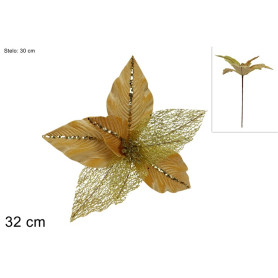 STELO FIORE VELLUTO RETINATO 32CM