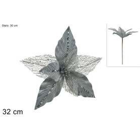 STELO FIORE VELLUTO RETINATO 32CM