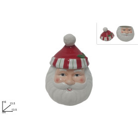COFANETTO BABBO NATALE 16CM C/COPERCHIO